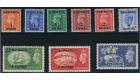 SG71-79. 1950 Set of 9. Superb mint...