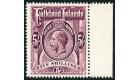 SG67b. 1916 5/- Maroon. Brilliant fresh U/M mint...