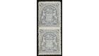 SG85a. 1906 2/6 Bluish grey. 'Vertical Pair, Imperforate Between