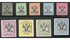 SG32s-39s. 1896 Set of 9. 'SPECIMEN'. Superb fresh mint...