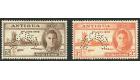 SG110s-111s. 1946 Set of 2. Superb fresh mint 'SPECIMEN'...