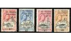 SG172-175. 1961. 'Tristan Relief'. Set of 4. Brilliant fine used