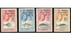 SG172-175. 1961. 'Tristan Relief'. Set of 4. Brilliant fresh U/M