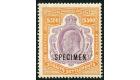 SG169s. 1910 $500 Purple and orange. 'SPECIMEN'. Superb fresh mi
