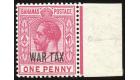 SG97a. 1918 1d Carmine. 'Watermark Sideways'. Choice U/M sheet m