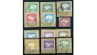 SG1-12. 1937 Set of 12. All superb fine used on piece...