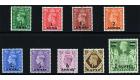 SG16-24. 1948 Set of 9. Brilliant fresh U/M mint...