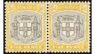 SG43a. 1907 5d Grey and orange-yellow. 'SER. ET' for 'SERVIET'. 