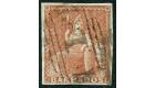 SG5. 1855 (4d) Brownish red. Superb used with excellent colour..