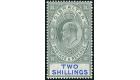 SG62. 1905 2/- Green and blue. Superb fresh mint...