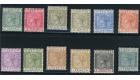 SG22-33. 1889 set of 12. Superb mint...