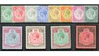 SG83-98. 1913 Set of 12. Brilliant fresh mint...
