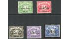 SG TD6-TD10. 1950 Set of 5. Brilliant fresh U/M mint...