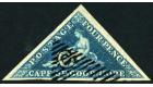 SG4a. 1853 4d Blue/lightly blued paper. Superb fine used...
