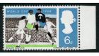 SG694c. 1966 6d Multicoloured. 'Red Omitted'. Brilliant U/M mint