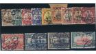 SG B1-B13. 1915 Set of 13. Superb fine used...