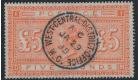 SG137. 1884 £5 Orange. Sensational used...