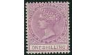 SG20. 1886 1/- Mauve. Brilliant fresh mint...