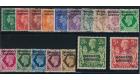 SG77-93. 1949 Set of 17. Superb fine used...