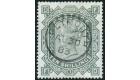 SG131. 1883 10/- Grey-green. Blued Paper. Brilliant fine well ce
