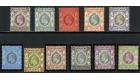 SG62-72. 1903 Set to $1. Brilliant fresh mint...