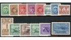 SG375-388. 1942 Set of 14. Brilliant fresh U/M mint...