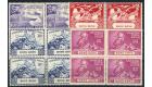 SG173-176. 1949 Set of 4. Superb fresh U/M mint blocks of 4...