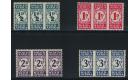 SG D30-D33. 1943 Set of 4. Post Office fresh U/M mint...