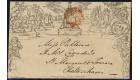 1840 1d Mulready Envelope with Red M.X. Scarce...