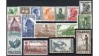 SG1-15. 1952 Set of 16. Brilliant fresh U/M mint...