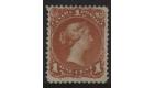 SG47. 1868 1c Red-brown. Superb fresh well centred...