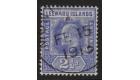 SG40a. 1907 2 1/2d Bright blue Wide 'A' in 'LEEWARD'. Choice use