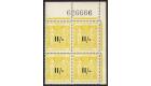 SG F215. 1942 11/- on 11s Yellow. Post Office fresh U/M mint blo