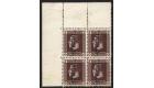 SG O95. 1924 3d Deep chocolate. Post Office U/N mint...