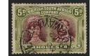 SG143a. 1912 5d Lake-brown and green. Superb fine used...