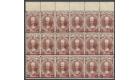 SG J43. 1942 8c on 5c Red-brown. Post Office fresh mostly never.