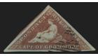 SG1a. 1853 1d Deep brick-red. An uncommonly large margined...