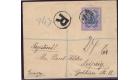 SG21. 1895 Clean Registered Cover to Germany bearing very fine..