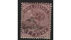 SG34. 1898 2 1/2 on 1a Plum. Very fine used...