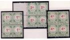 SG D14-D16. 1899 Small 'D'. Postage Due set of three, in superb