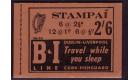SG SB9. 1951 2/6 Booklet. Edition 36-53. Pristine...