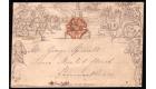 1840. 1d Mulready Envelope. From London to...