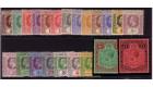 SG58-80. 1921 Set of 23. All superb mint...