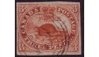 SG18. 1857 3d Red. A superb fine used...