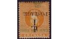 SG37a. 1886 1d on 1 1/2d Orange. 'Surcharge Inverted'...