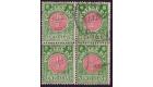 SG D26. 1925 1/2d Carmine and green 'Jones' chalky-paper'...