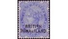 SG18b. 1903 2 1/2d Ultramarine 'SUMALILAND' for 'SOMALILAND'...