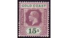 SG100a. 1924 15/- Dull purple and green (Die II). Brilliant fres