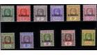 SG1-11. 1922 Set of 11. Superb fresh mint...
