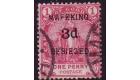 SG3. 1900 3d on 1d Carmine. Very fine used...